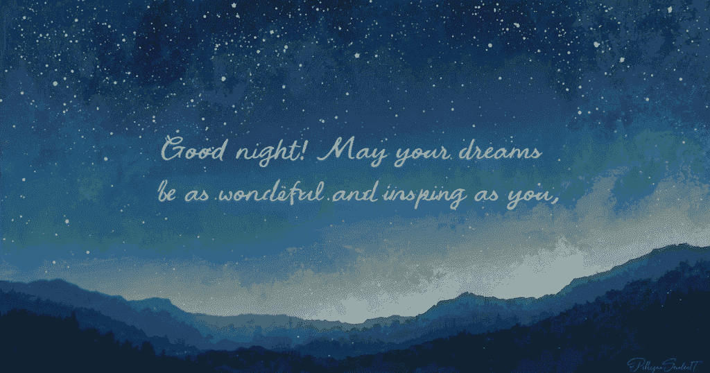 Good Night Message for Someone Special 