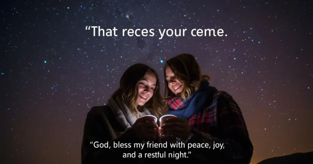 Good Night Prayer for a Friend