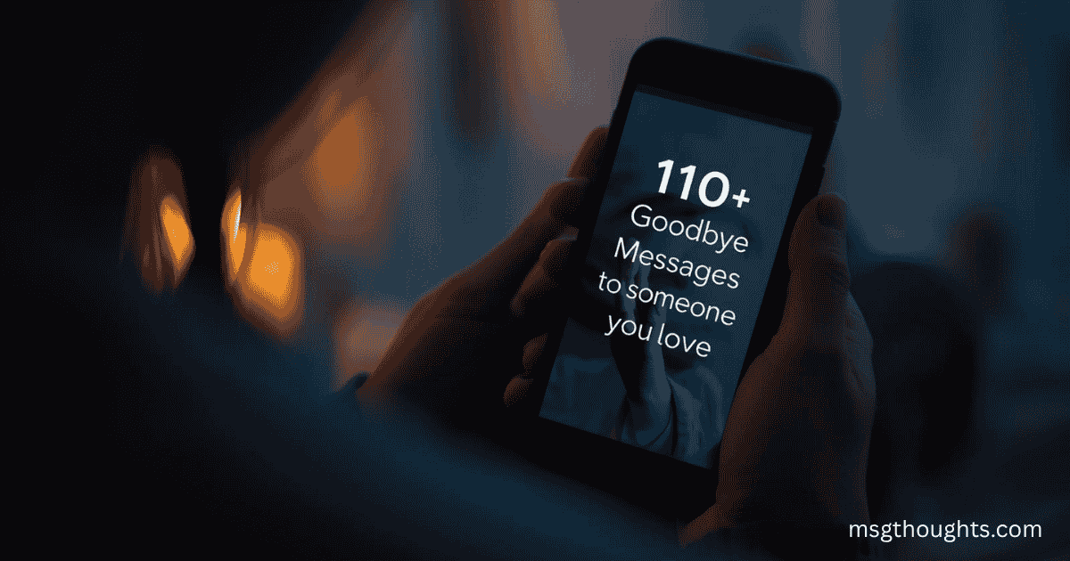goodbye messages