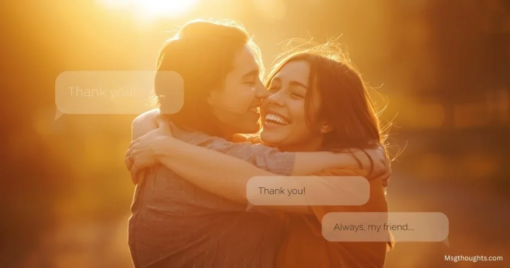 Heartfelt Replies for Thank You to a Friend