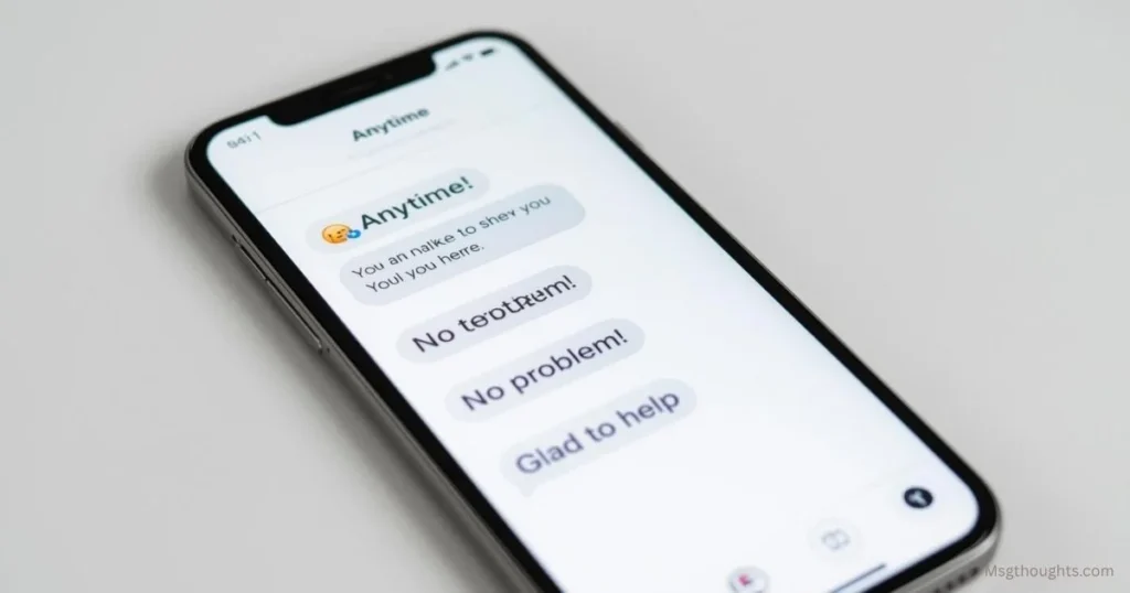 Short Replies for Thank You to a Friend