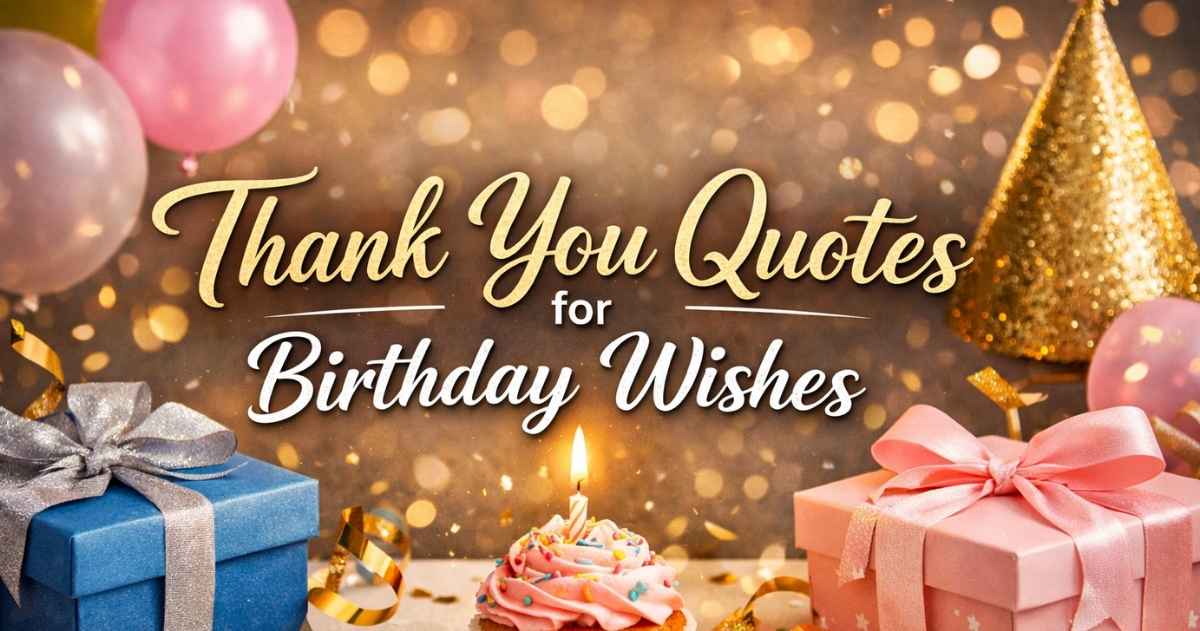 thank you quotes for birthday wishes