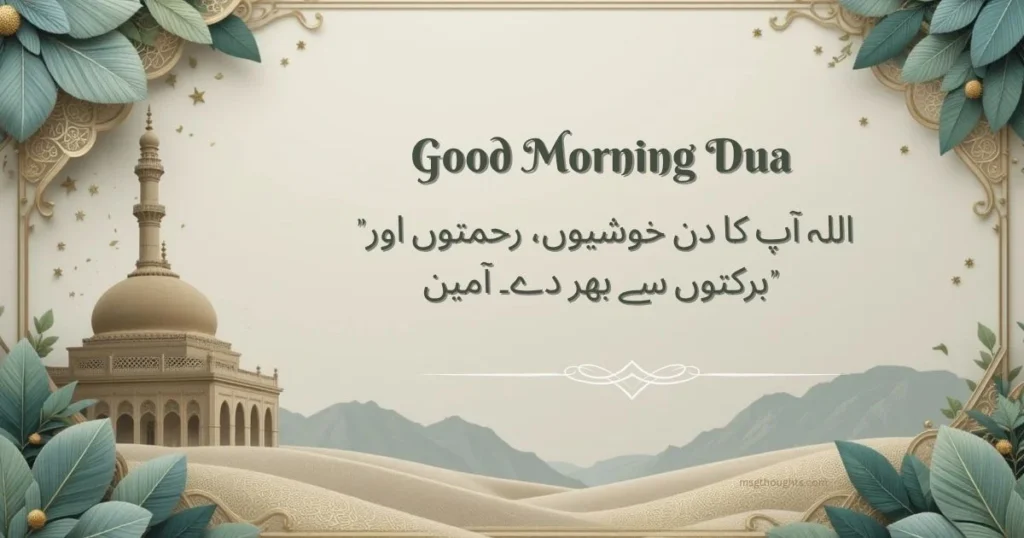 Good Morning Dua