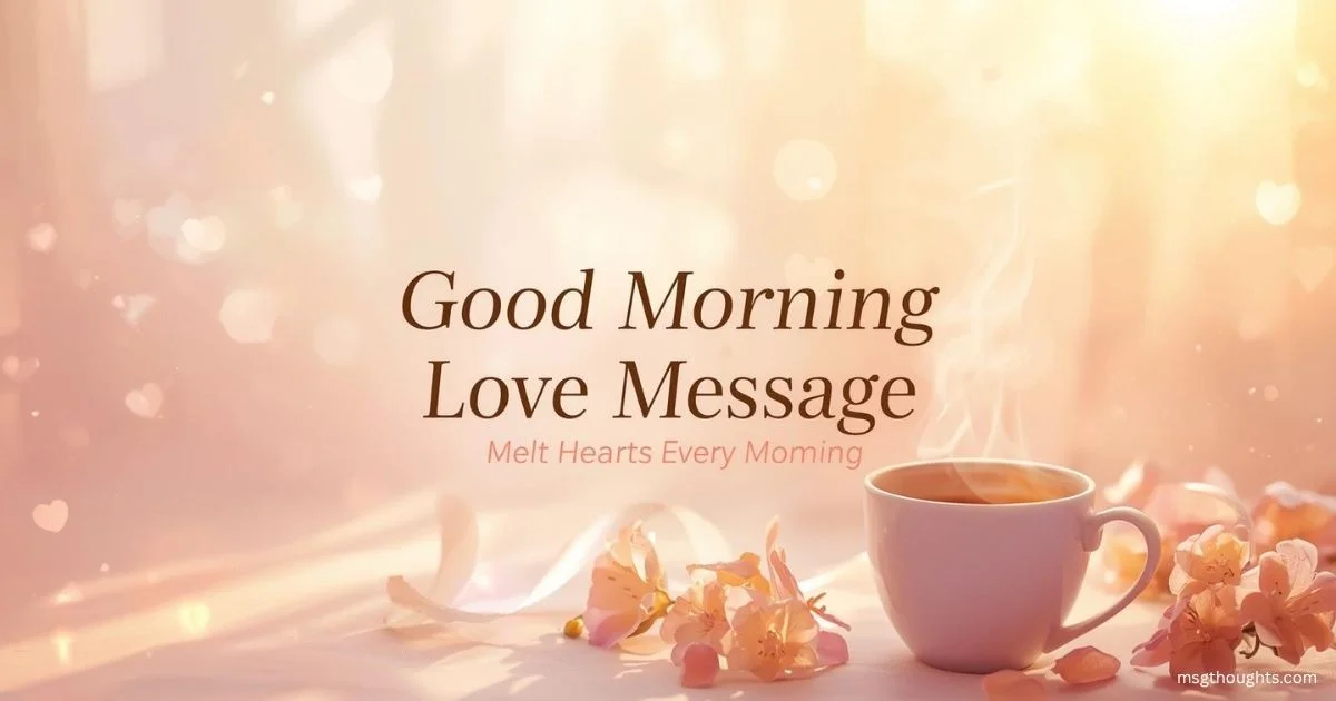 Good Morning love Message