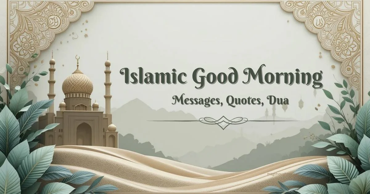 islamic good morning messages