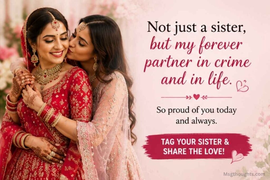 Sister Wedding Instagram Captions