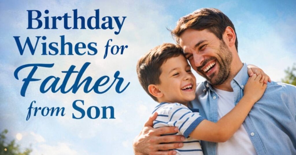 birthday wishes for father from son