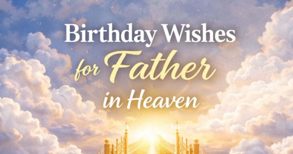 birthday wishes for dad in heaven