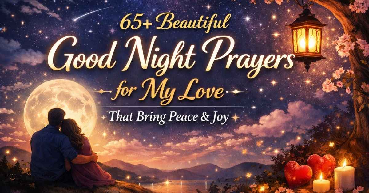 Good Night Prayer for My Love
