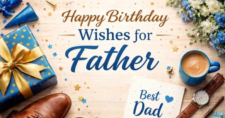 200+ Heartfelt Birthday Wishes for Father – Emotional, Funny & Short ...