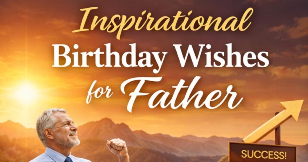 inspirational birthday wishes for father