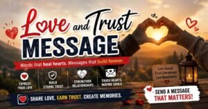 300 love and trust message