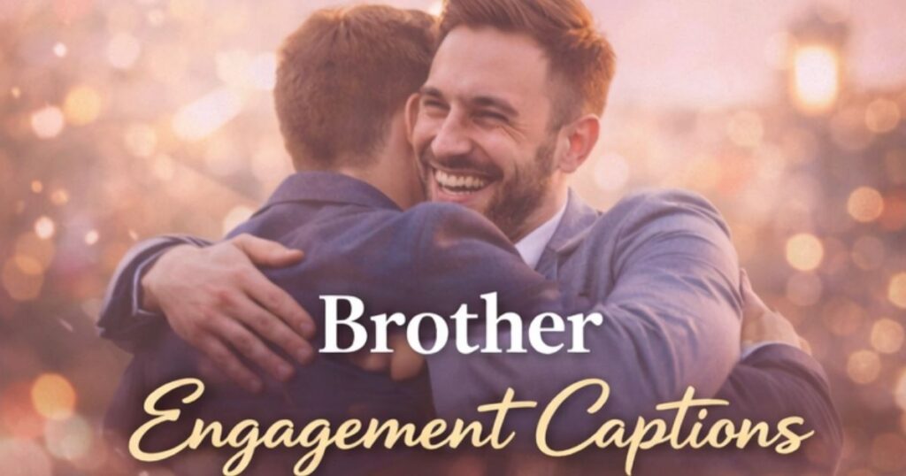 Brother Engagement Captions for Instagram