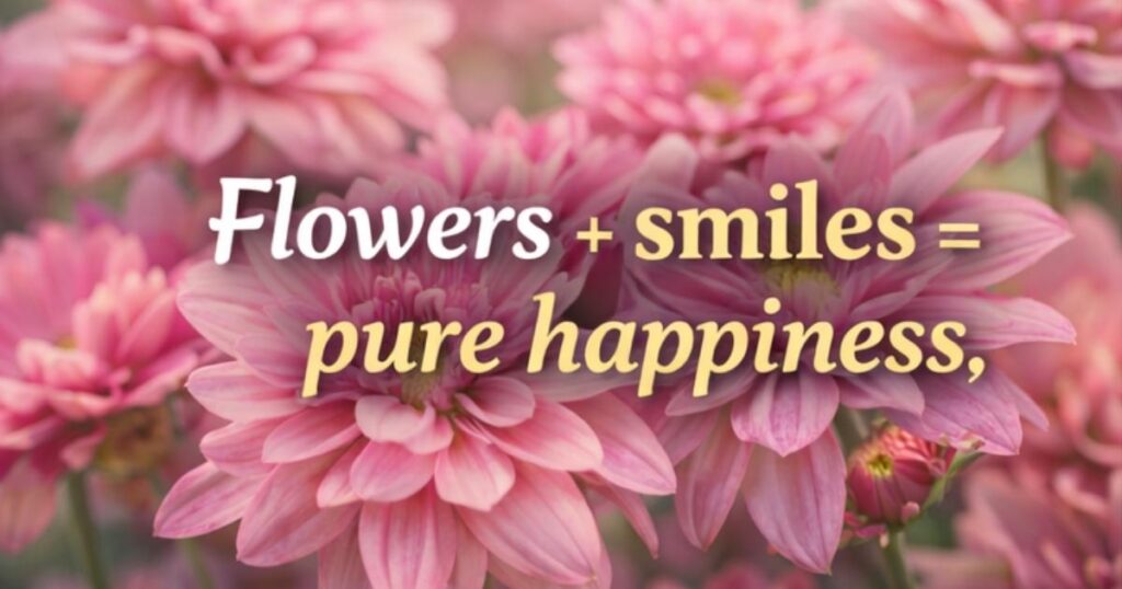 Flower Instagram Story Captions