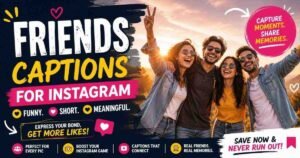 friends captions for instagram