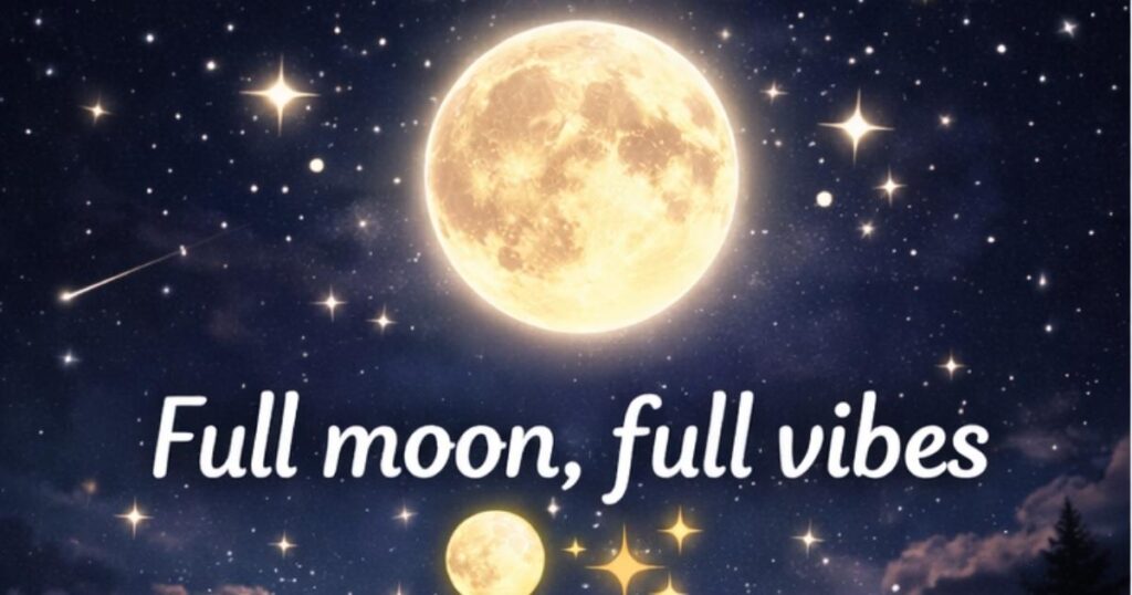 full moon caption for instagram