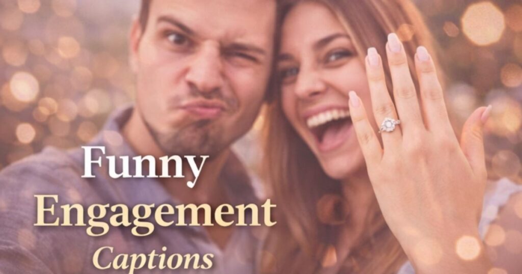 Funny Engagement Captions