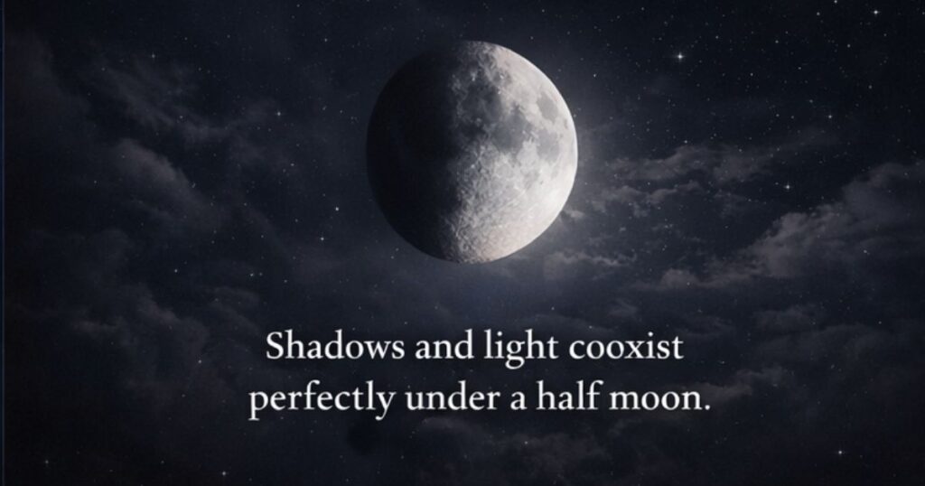 half moon quotes for instagram