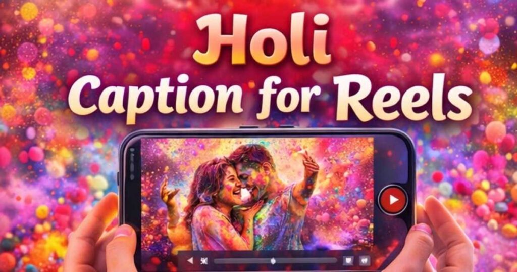 Holi Captions for Reels