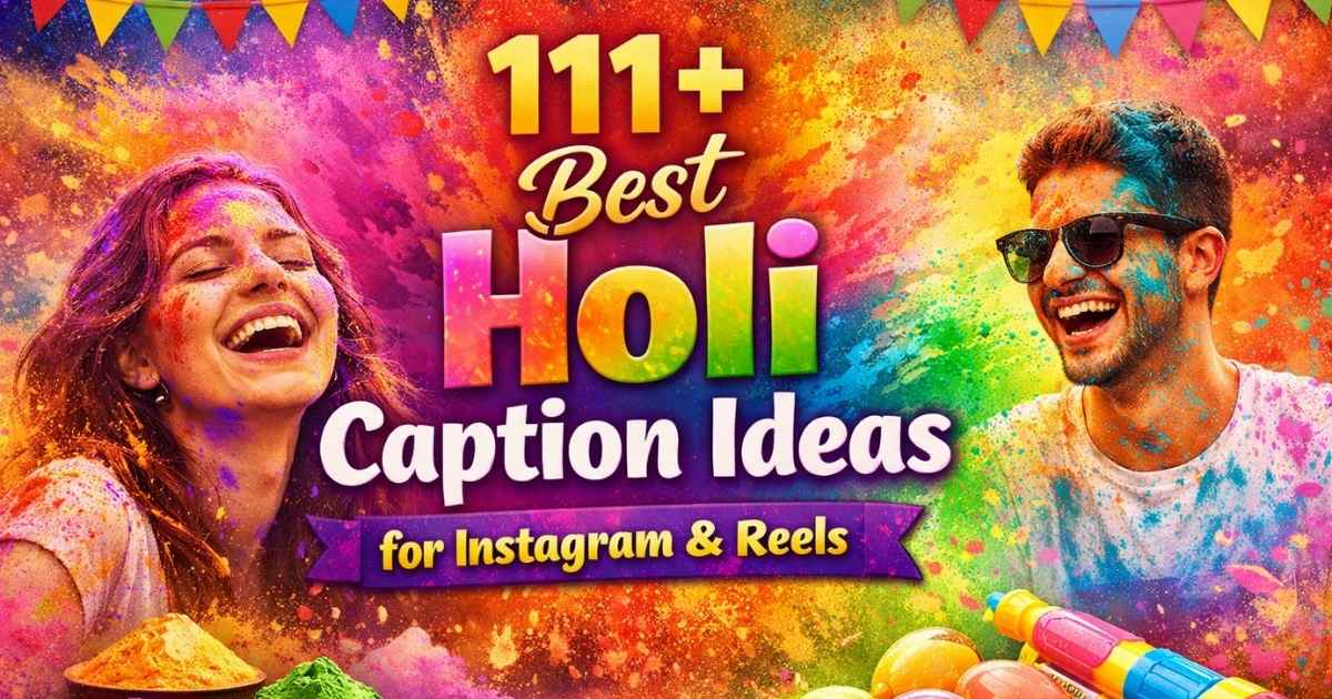holi caption
