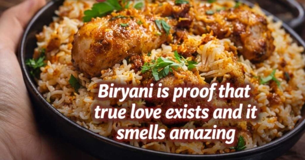 biryani love quotes