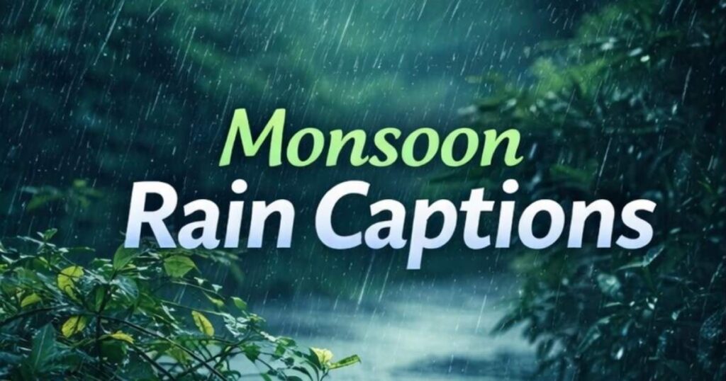monsoon rain captions