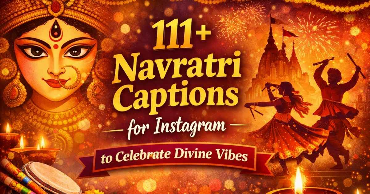 navratri captions for instagram