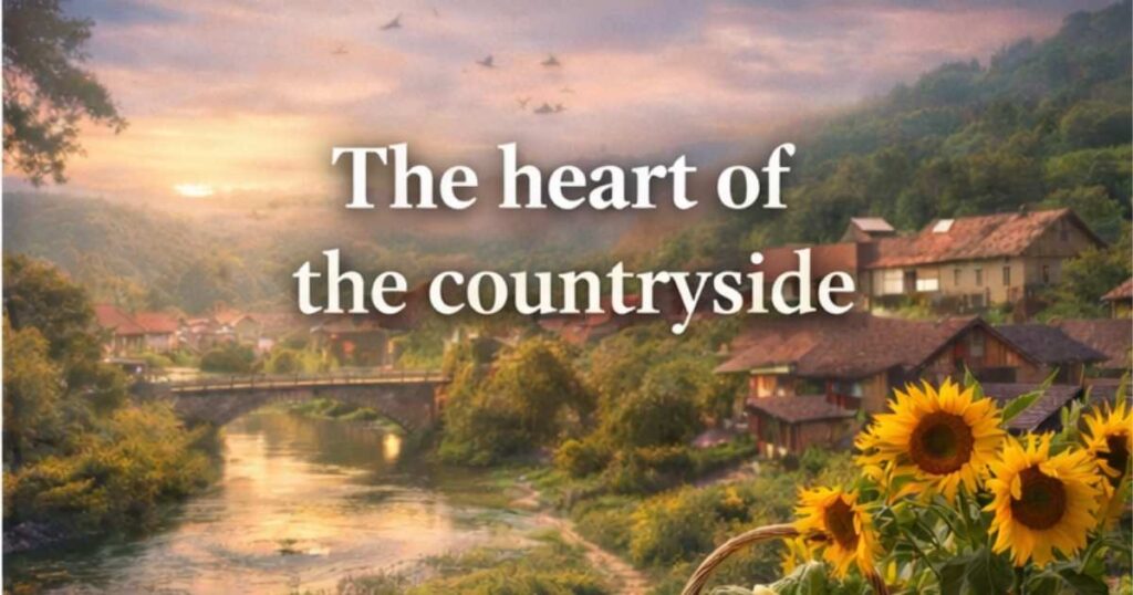 Peaceful Village Captions for Instagram