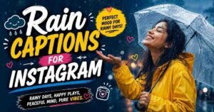 rain captions for Instagram