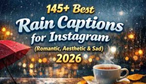 rain caption for instagram