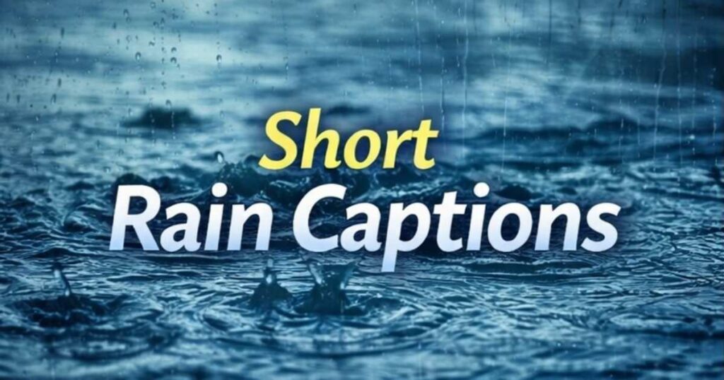 Short Rain Captions