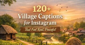 Village Captions For Instagram