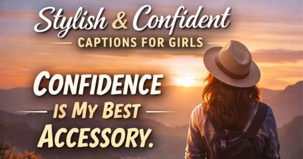 stylish girl attitude caption for instagram selfie