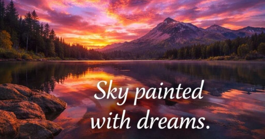 sunset captions for instagram