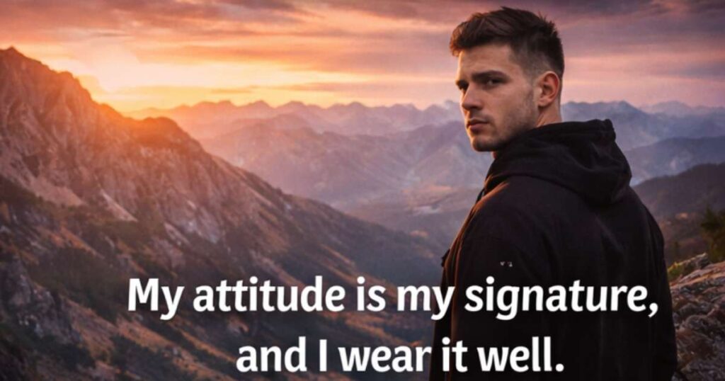 Best Attitude Captions for Boys