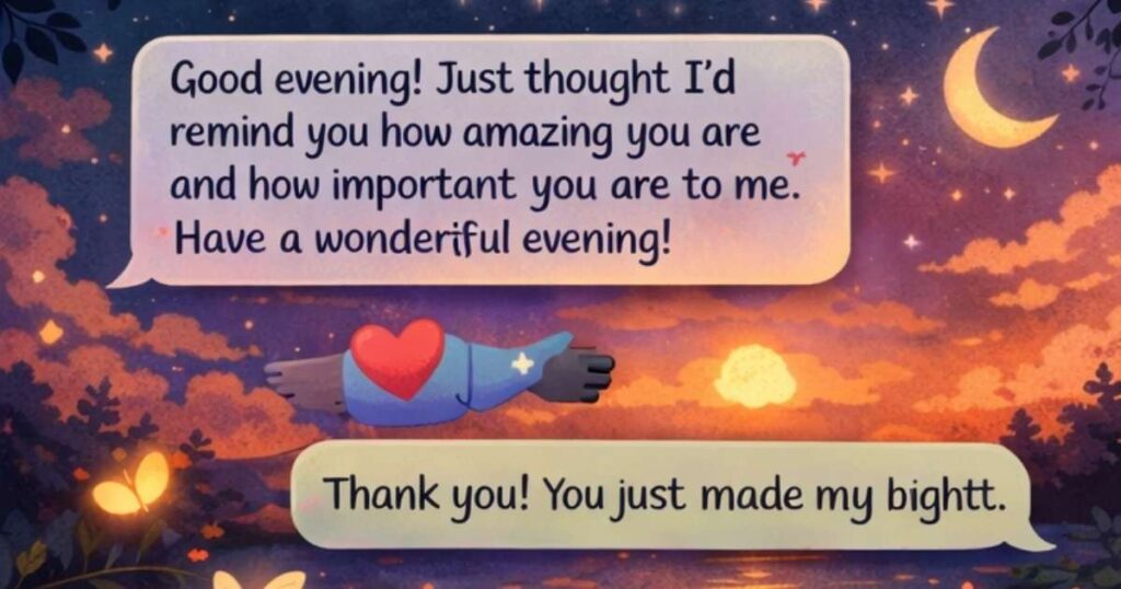 Good Evening Message for a Male Friend