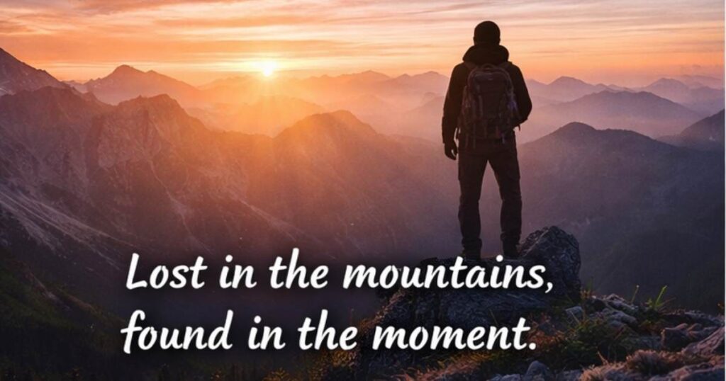 Short Mountain Captions for Instagram