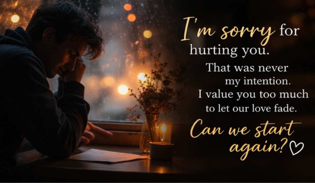 Apology & After-Fight Reassurance Messages for Her