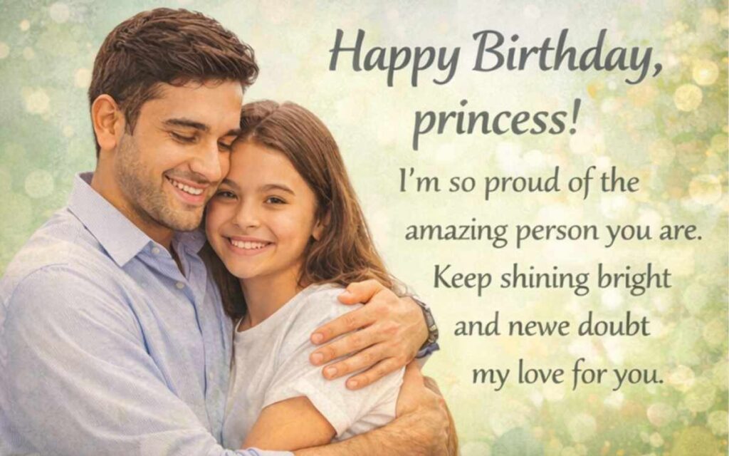 birthday wishes for daughter from dad