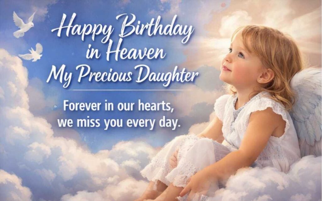 Birthday Wishes for Daughter in Heaven