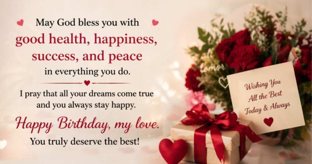 Blessing Birthday Wishes for Husband