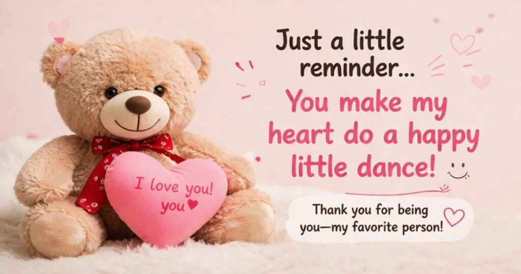 Cute Love Messages for Him 