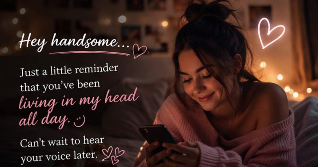 Cute Flirty Text Messages for Him