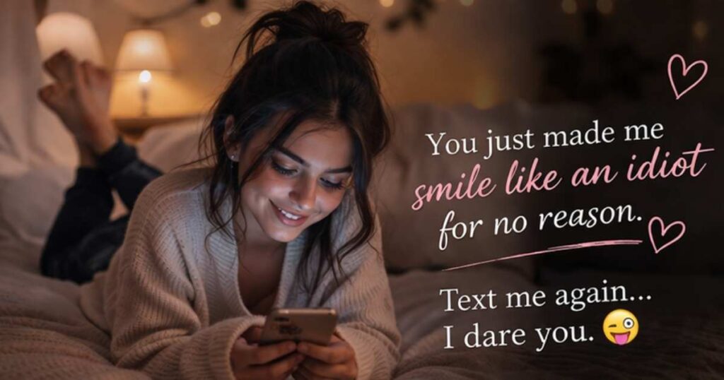 Flirty Texts to Make Him Smile Instantly