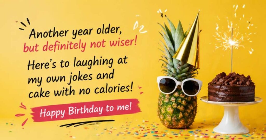 Funny Birthday Captions for Instagram
