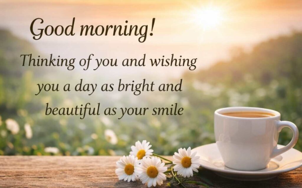 Good Morning Thinking of You Messages