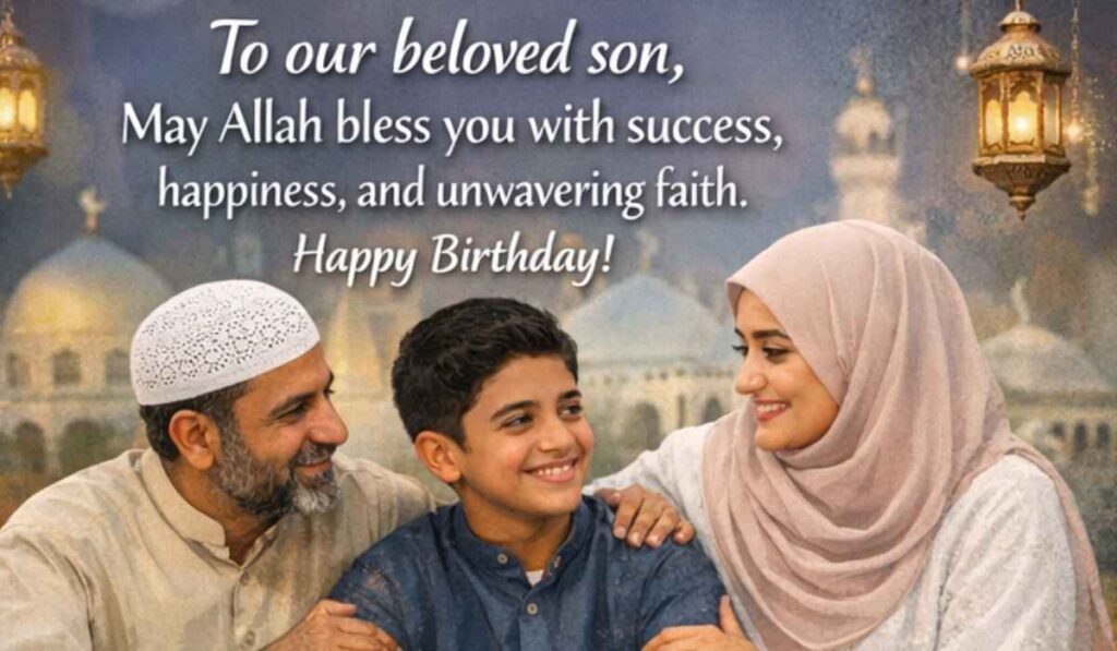Islamic birthday wishes for son from parents with heartfelt dua