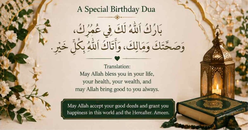 Islamic Birthday Wishes in Arabic With Translation