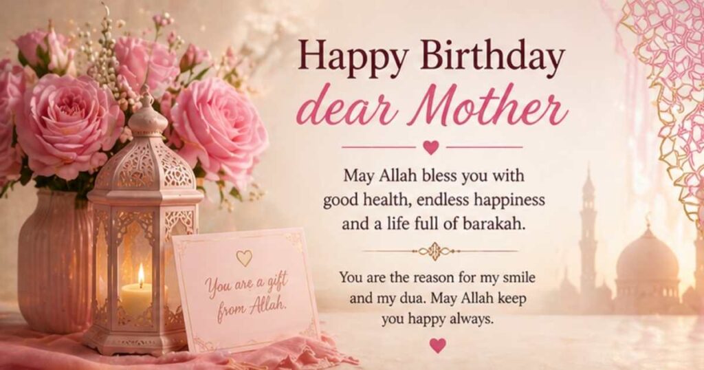 Islamic Birthday Wishes for Mother