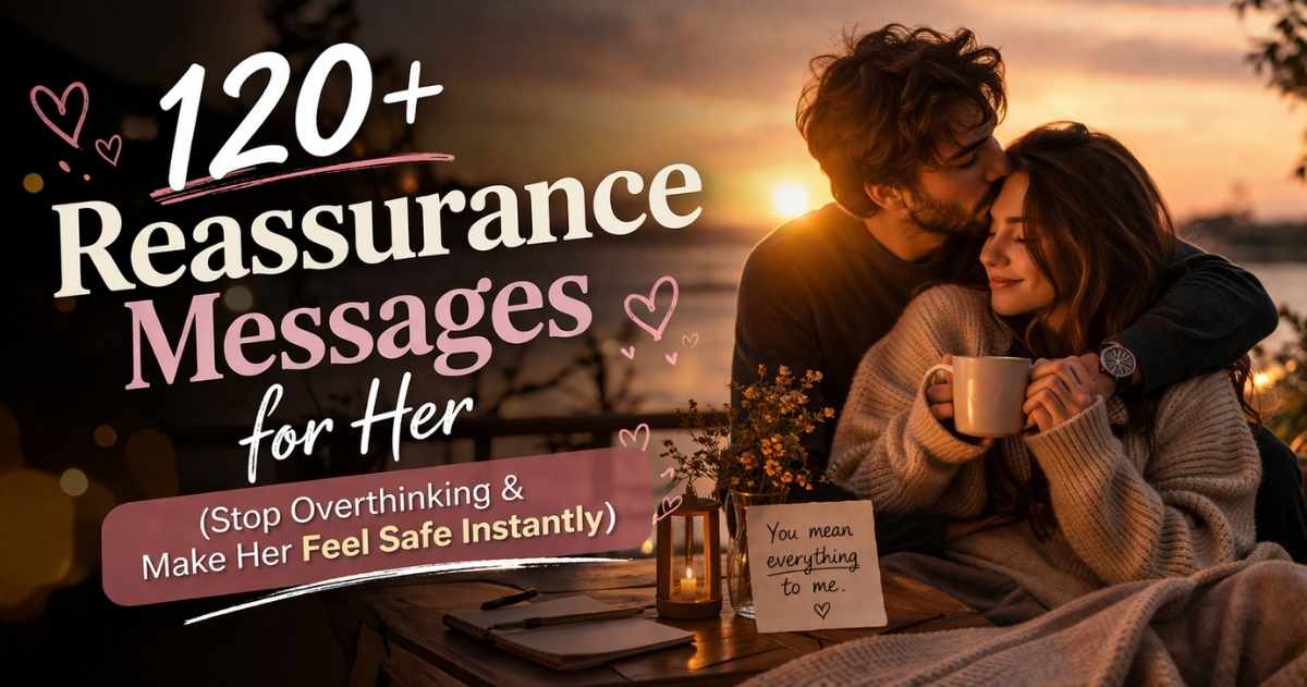 reassurance messages for her